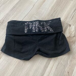 VICTORIA’s SECRET PINK | Sequin Foldover Yoga Shorts